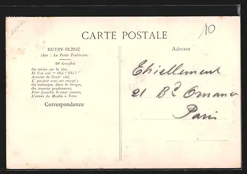 AK Butry-Plage, Le Moulin à Vent