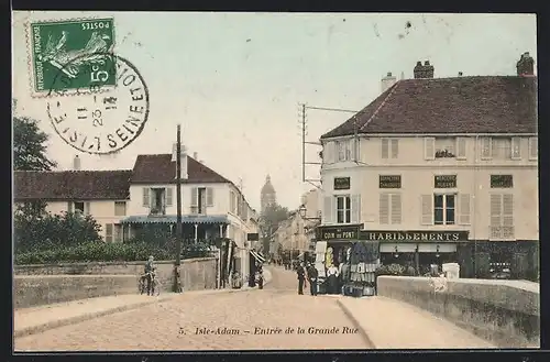 AK Isle-Adam, Entrée de la Grande Rue