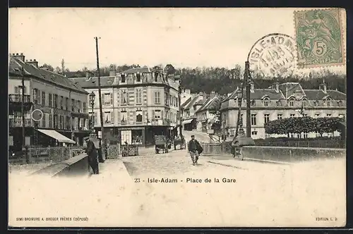 AK L`Isle-Adam, Place de la Gare