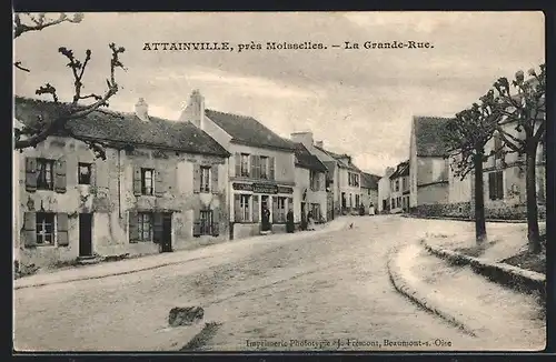 AK Attainville, La Grande-Rue