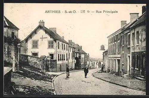 AK Arthies, Rue Principale