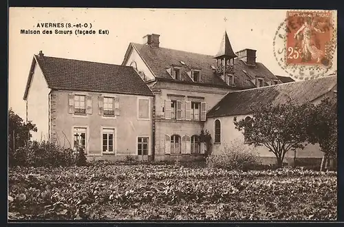 AK Avernes, Maison des Soeurs, facade Est