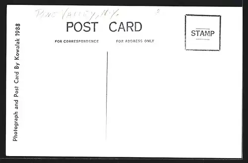 AK Pine Valley, NY, US Post Office