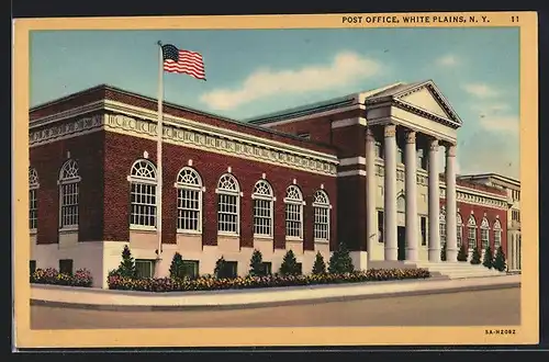 AK White Plains, NY, Post Office