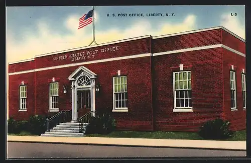 AK Liberty, NY, U.S. Post Office