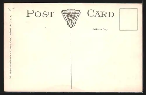 AK Rhinecliff, NY, Post Office, Cor. Schatzel Avenue and Charles Street