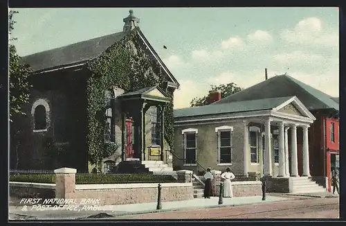 AK Ambler, PA, First National Bank & Post Office