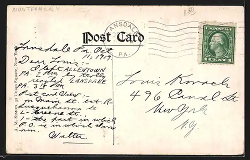 AK Lansdale, PA, First National Bank and Post Office