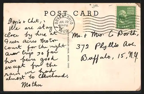 AK Bryan, OH, US Post Office