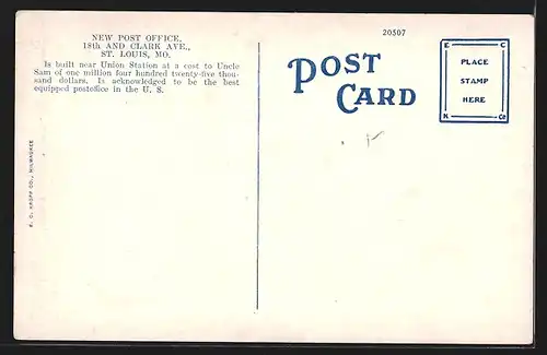 AK St. Louis, MO, New Post Office