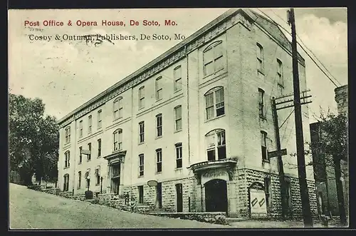 AK De Soto, MO, Post Office & Opera House
