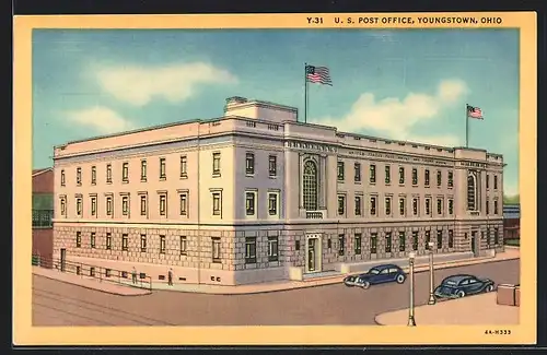 AK Youngstown, OH, View to the U.S. Post Office