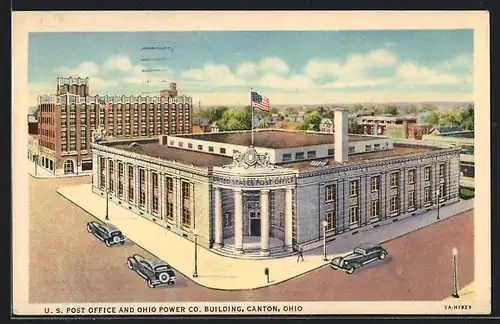 AK Canton, OH, US Post Office and Ohio Power Co. Building