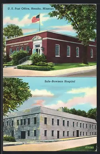 AK Neosho, MO, US Post Office, Sale-Bowman Hospital