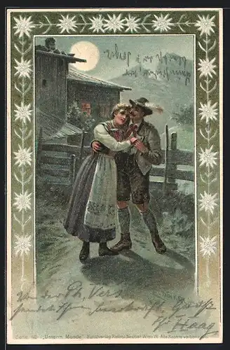 Künstler-AK E. Döcker: Tanzendes Paar