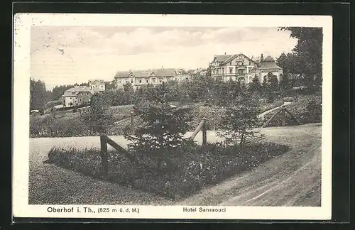 AK Oberhof i. Th., Hotel Sanssouci