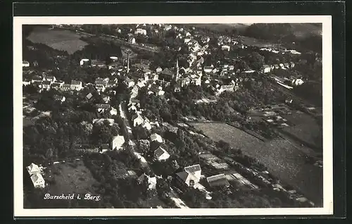AK Burscheid i. Berg., Panoramablick aus der Luft