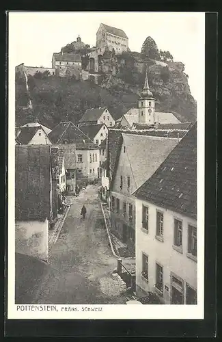 AK Pottenstein / Fränk. Schweiz, Ortsansicht