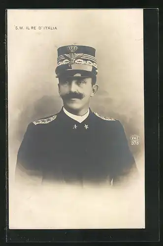 AK S. M. Il Re d'Italia in Uniform