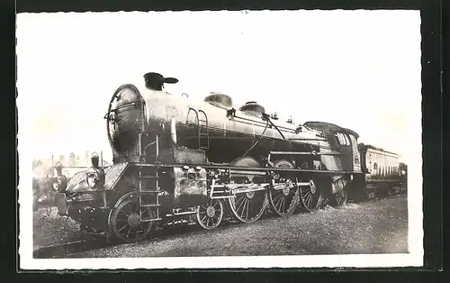 AK Französische Eisenbahn-Lokomotive der P.L.M.