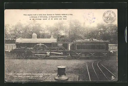 AK Englische Eisenbahn-Lokomotive No. 1306 Ionic der L. & N. W. Railway Company