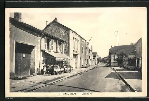 AK Prauthoy, Grande Rue, Strassenpartie