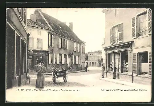 AK Wassy, Rue Général Gresley, La Gendarmerie