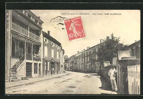 AK Doulevant-le-Chateau, Rue Basse, Cafe du Balcon