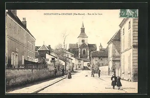 AK Doulevant-le-Chateau, Rue de la Gare