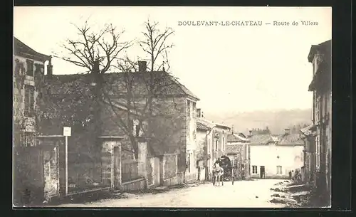AK Doulevant-le-Chateau, Route de Villers, Strassenpartie
