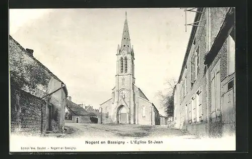 AK Nogent-en-Bassigny, L'Eglise St Jean