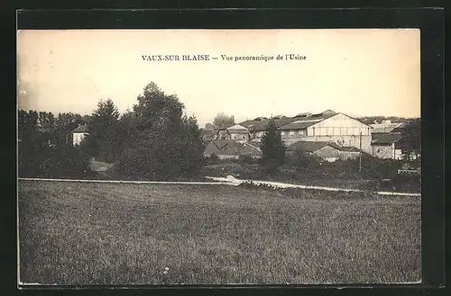 AK Vaux-sur-Blaise, Vue panoramique de l'Usine