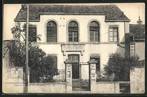 AK Thonnance-les-Joinville, Mairie et Ecole des Garcons, Rathaus und Schule