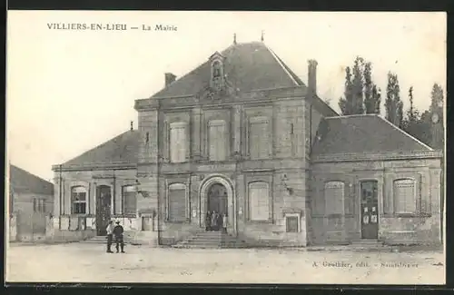 AK Villiers-en-Lieu, La Mairie