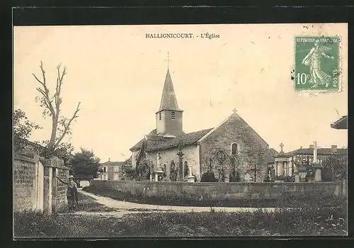 AK Hallignicourt, L`Eglise