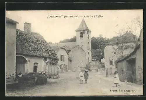 AK Goncourt, Rue de l`Eglise