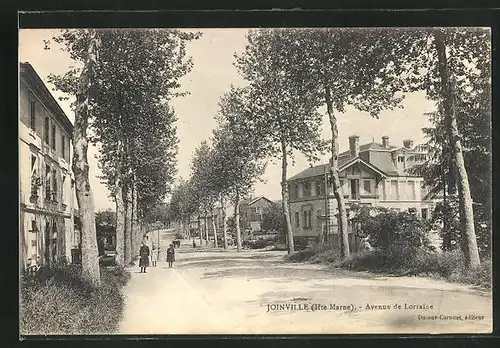 AK Joinville, Vue en Avenue de Lorraine