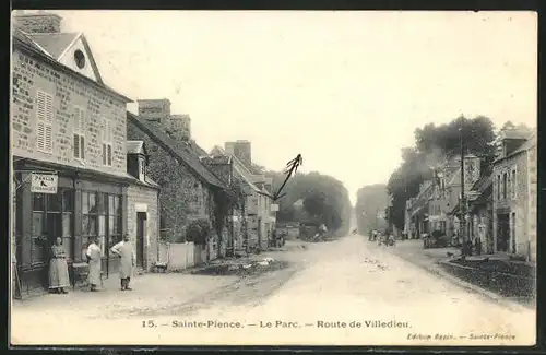 AK Sainte-Pience, Le Parc - Route de Villedieu