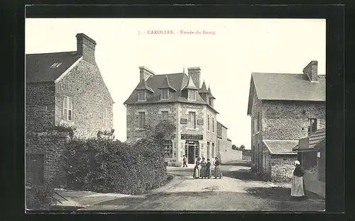 AK Carolles, Entrée du Bourg