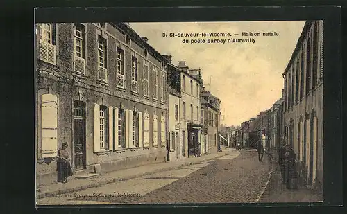 AK St-Sauveur-le-Vicomte, Maison natale du poete Barbey d`Aurevilly
