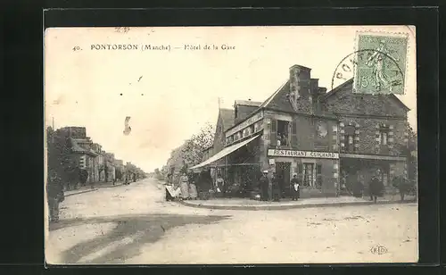 AK Pontorson, Hotel de la Gare