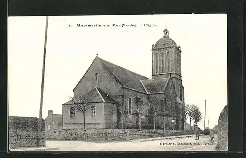 AK Montmartin-sur-Mer, L`Eglise, Kirche