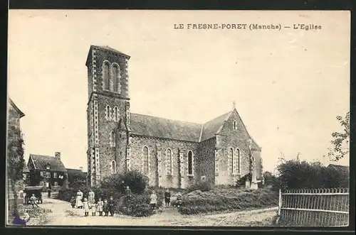 AK Le Fresne-Poret, L`Eglise, Kirche