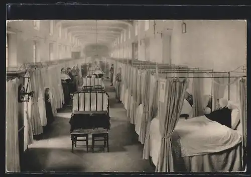 AK Torino, Piccola Casa Div. Provvidenza S. Gius B. Cottolengo, Una delle infermerie fatte cotruire dal Santo La Carita