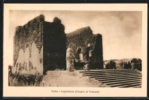 AK Ostia, Capitolium, Tempio di Vulcano