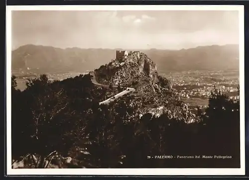 AK Palermo, Panorama dal Monte Pellegrino