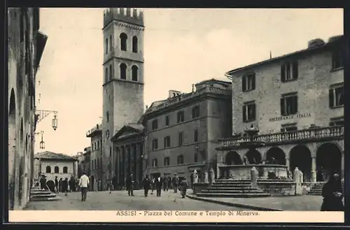 AK Assisi, Piazza del Comune e Tempio di Minerva
