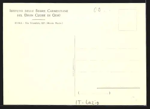 AK Roma, Istituto delle Suore Carmelitane del Divin Cuore di Gesù, Via Trionfale 227