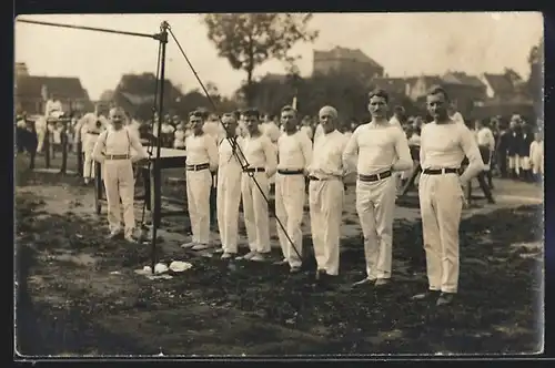 Foto-AK Männerturngruppe beim Sportfest