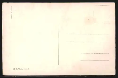 Künstler-AK Karl Feiertag: Junger Bursche mit Rosen wird nicht beachtet